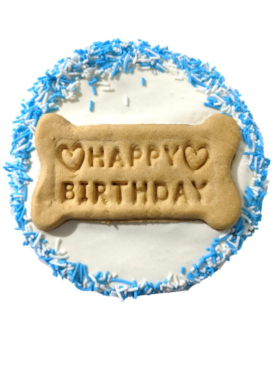 Doggy Birthday Cake - Blue