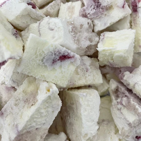 Freeze dried Boysenberry Icecream chunks