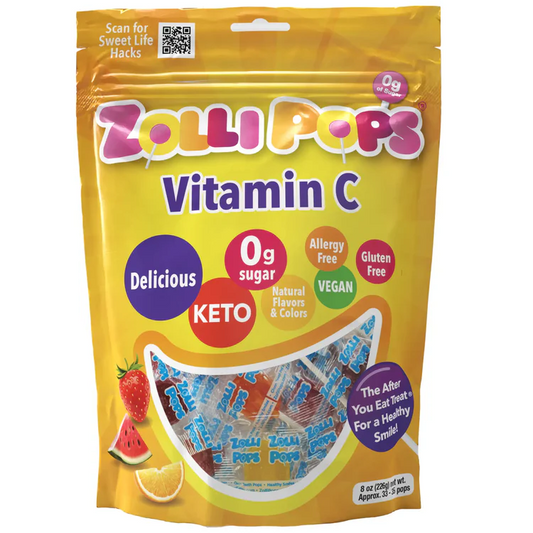 Zollipops®  Zero Sugar Vitamin C - 8oz Bag